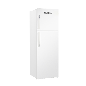 ثلاجة وفريزر علوي جي في سي برو 289لتر- أبيض