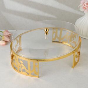 علبة تقديم اكريلك كايهان - ذهبي