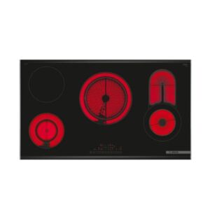 غاز كهربائي سيراميك بوش 90 سم - 4 مناطق طهي - أسود