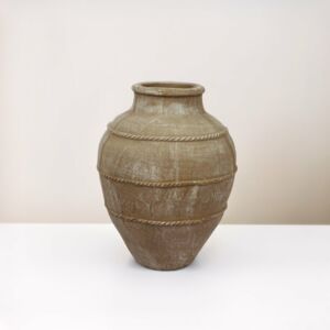 فازة فخار كبيرة جيلان - بني