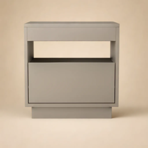 كومودينو خشب ساراندا - بيج مائل للرمادي