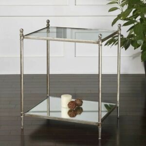 طاولة جانبية غانون - فضي