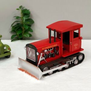 ديكور شاحنة ازالة الثلج حديد انتك - احمر