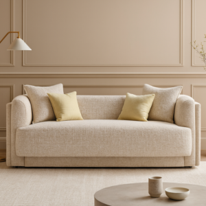 كنبة ثلاثية لكجورا- بيج