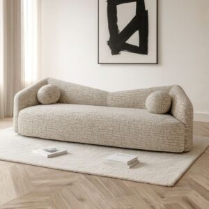 كنبة جالا - 3 مقاعد - بيج فاتح وبني