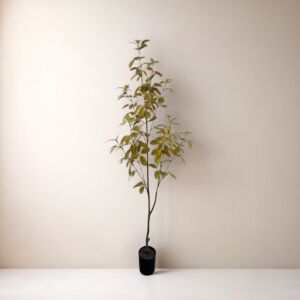 شجرة فراشة الخريف صناعية 140 سم - اخضر فاتح