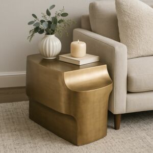 طاولة جانبية ريفين - برونزي
