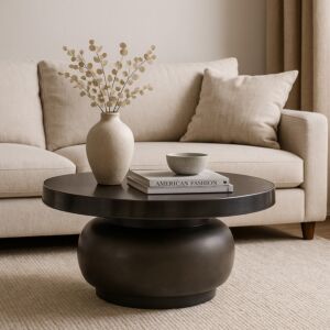 طاولة جانبية فنتدج - اسود