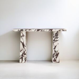 كونسول رخام ايطالي بلاك اند وايت