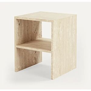 طاولة جانبية  بيدرو رخام ترافنتينو