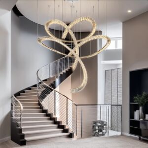 ثريا كريستال 120 واط مينو - فضي