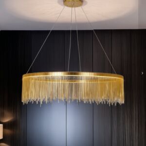 ثريا مودرن دائرية ذهبي 3 الوان بيتراس