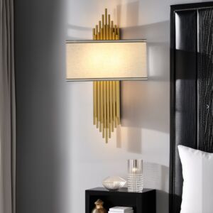 إبليك جداري نيوكلاسيك - ذهبي وابيض