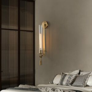 إبليك جداري نيوكلاسيك بدون لمبة - نحاسي