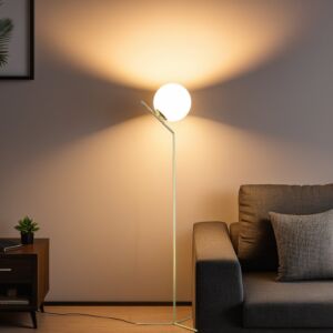 ابجورة ارضية مودرن 160 سم سينو - ذهبي وابيض