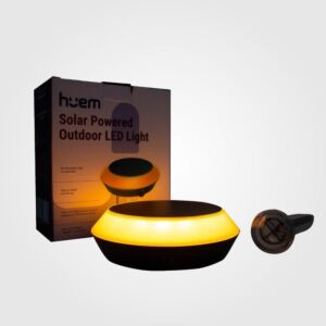 إضاءة جدارية شمسية ملونة بلوتوث - اسود