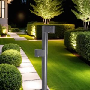 عامود حديقة 90 سم مع مستويين من الاضاءة
