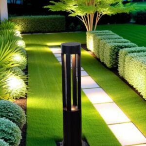 عامود حديقة دائري 60 سم قاعدة GX53