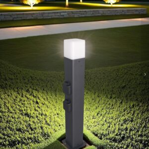 عامود حديقة 50 سم - E27 مع 2 أفياش