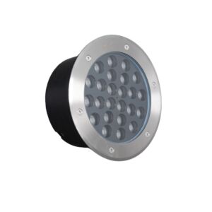 انارة ارضية مقاس 20 سم 24 واط زاوية 30 - اسود