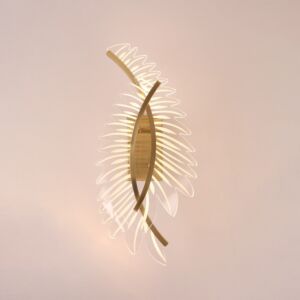 إبليك جداري نيوكلاسيك 50 سم - ذهبي