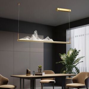 ثريا مودرن ذهبي 100 سم