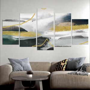 لوحه جدارية كانفس ماونتن - مقسمة - 5 قطع