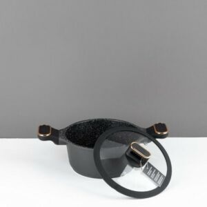 قدر طهي شاولا 24 سم - اسود