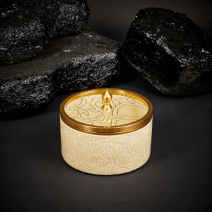 علبة تقديم فاخرة من مجلس - بيج