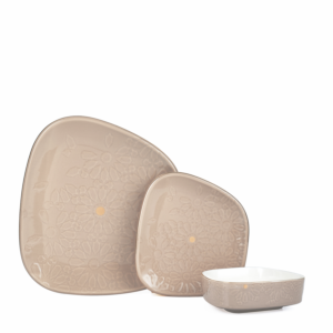 طقم عشاء ل6 أشخاص من مجموعة إكرام - 18 قطعة - كوفي