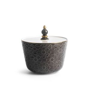 تمرية مع غطاء حجم كبير من كراون - أسود