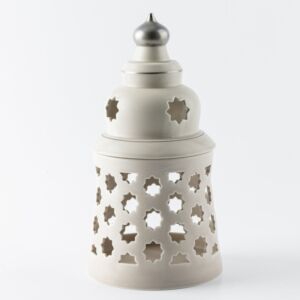 حامل شموع بورسلين من روزيت كبير - بيج