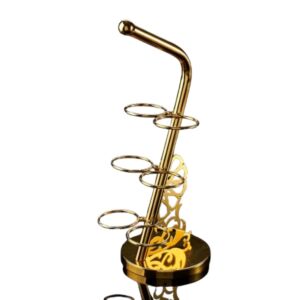 حامل فناجين قهوة عربية - ذهبي