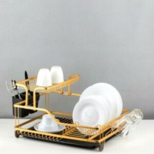 حامل صحون روفا - ذهبي