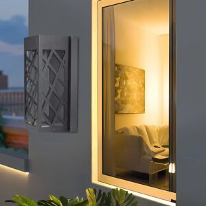 كشاف بوابة جداري شوتا - اسود