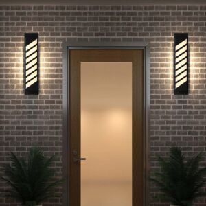 اضاءة جدارية صفراء 30 واط - اسود