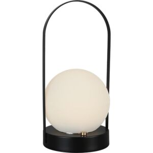 ابجورة طاولة مودرن تعمل بالبطارية 3 إضاءات - اسود