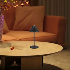 ابجورة طاولة تعمل بالبطارية انارة 3 إضاءات مورلا - اسود