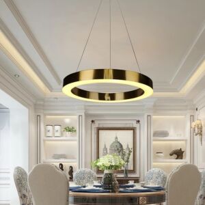 إنارة معلقة مودرن قاعدة واحدة 36 واط 50 سم - زيتي