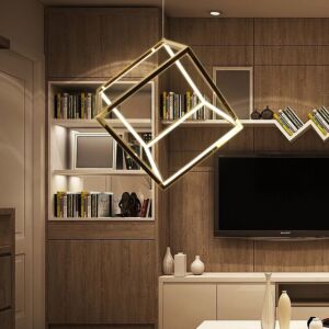 انارة معلقة مودرن ذهبي لون الانارة اصفر 65 واط