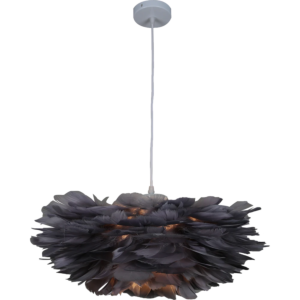 ثريا علاقي مودرن ريش رمادي قطر50 سم