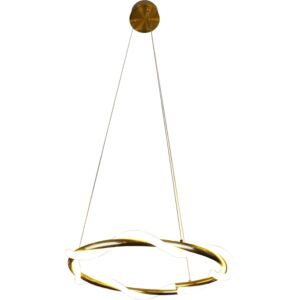 إنارة معلقة مودرن لون الانارة اصفر 30 واط - ذهبي زيتي