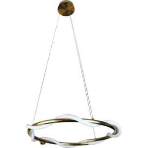 إنارة معلقة مودرن لون الانارة اصفر 36 واط - ذهبي زيتي