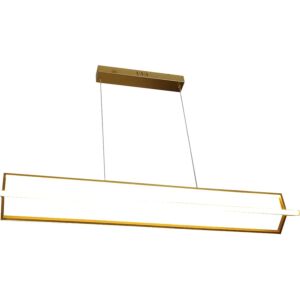 إنارة معلقة مودرن لون الانارة 3 اضاءات 75 واط - ذهبي