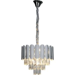 ثريا مودرن فضي - 40 سم