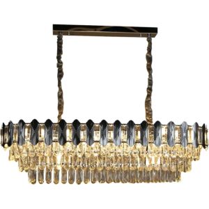 ثريا مودرن رونال - 100x35 سم - فضي