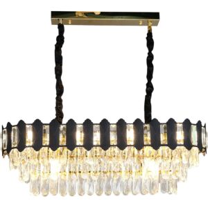 ثريا مودرن 80X30 سم اليكسا - اسود وذهبي