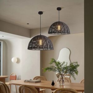 انارة معلقة مودرن 2 متر اسود E27x1