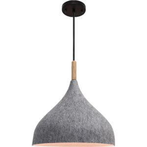 انارة معلقة 2 متر فضي E27x1L قطر 36 سم