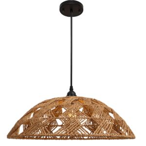 انارة معلقة مودرن 2 متر بني E27x1 مقاس 50 سم تارا